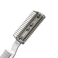 HKM-5215677 Pet Cleaning Comb for Dogs and Cats with Bonus Blade - Plastic Grooming Tool