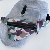 HKM-5216189 Cozy Cotton Dog Hoodie Coat for Autumn and Winter, Sleeved Design, Available in Multiple Sizes