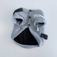 HKM-5216189 Cozy Cotton Dog Hoodie Coat for Autumn and Winter, Sleeved Design, Available in Multiple Sizes