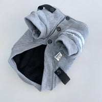 HKM-5216189 Cozy Cotton Dog Hoodie Coat for Autumn and Winter, Sleeved Design, Available in Multiple Sizes