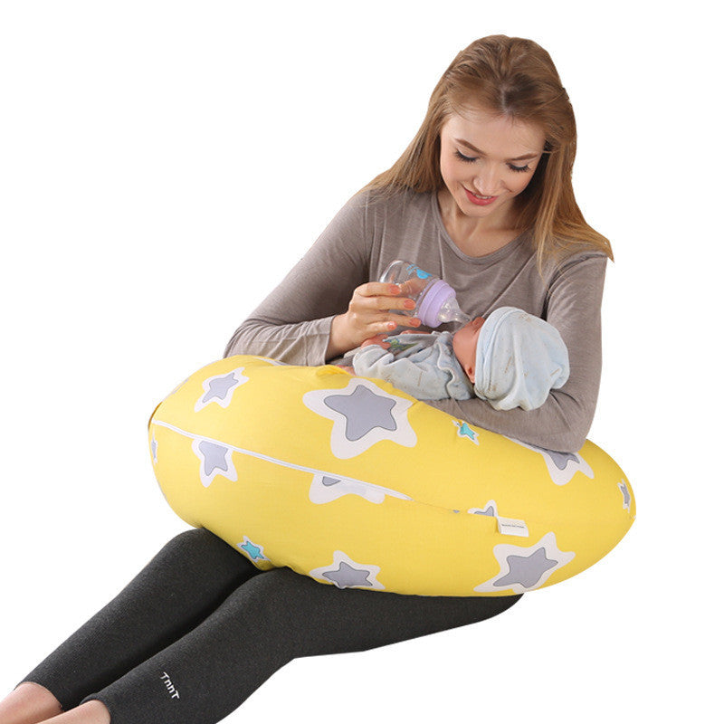 HKM-521619 Crescent Shaped Multifunctional Nursing Pillow for Support and Comfort
