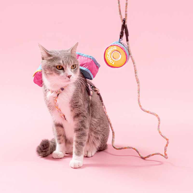 HKM-5217341 Three-in-One Canvas Travel Bag for Pets - Universal for Cats and Dogs, Available in Rose Red, Orange Yellow, Grass Green