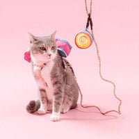 HKM-5217341 Three-in-One Canvas Travel Bag for Pets - Universal for Cats and Dogs, Available in Rose Red, Orange Yellow, Grass Green