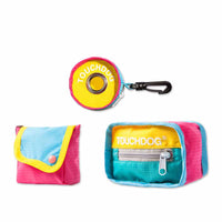 HKM-5217341 Three-in-One Canvas Travel Bag for Pets - Universal for Cats and Dogs, Available in Rose Red, Orange Yellow, Grass Green