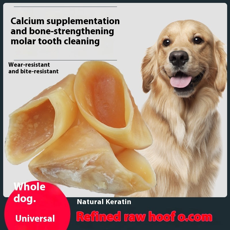 HKM-5219517 Natural Cowhide Anti-Bite Chew Snacks for Small and Medium Dogs