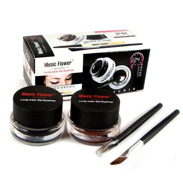 HKM-522003 Dual-Color Eyeliner in Black and Brown for Effortless Definition