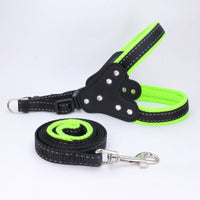 HKM-5220157 Triangle Chest Strap for Dogs and Cats - Adjustable Nylon Harness with Leash Options
