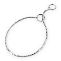 HKM-5220669 Twisted Chain Stainless Steel Pet Choker in Silver