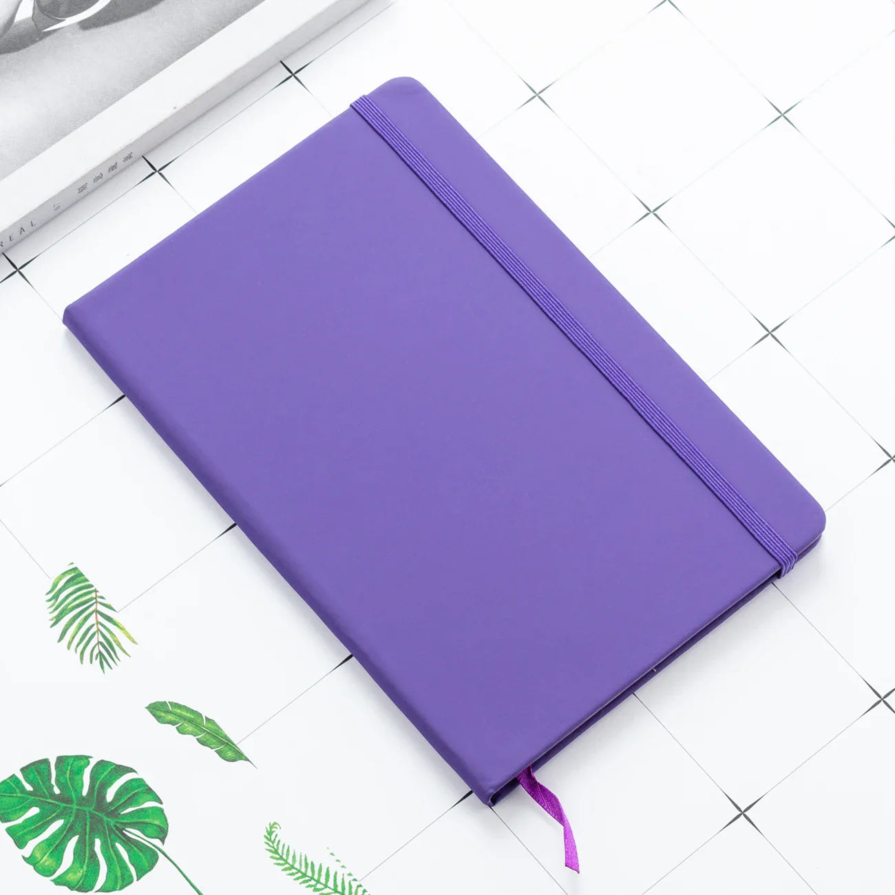 HKM-522067 Custom A5 Hardcover Journal Notebook with Embossed Logo in PU Leather
