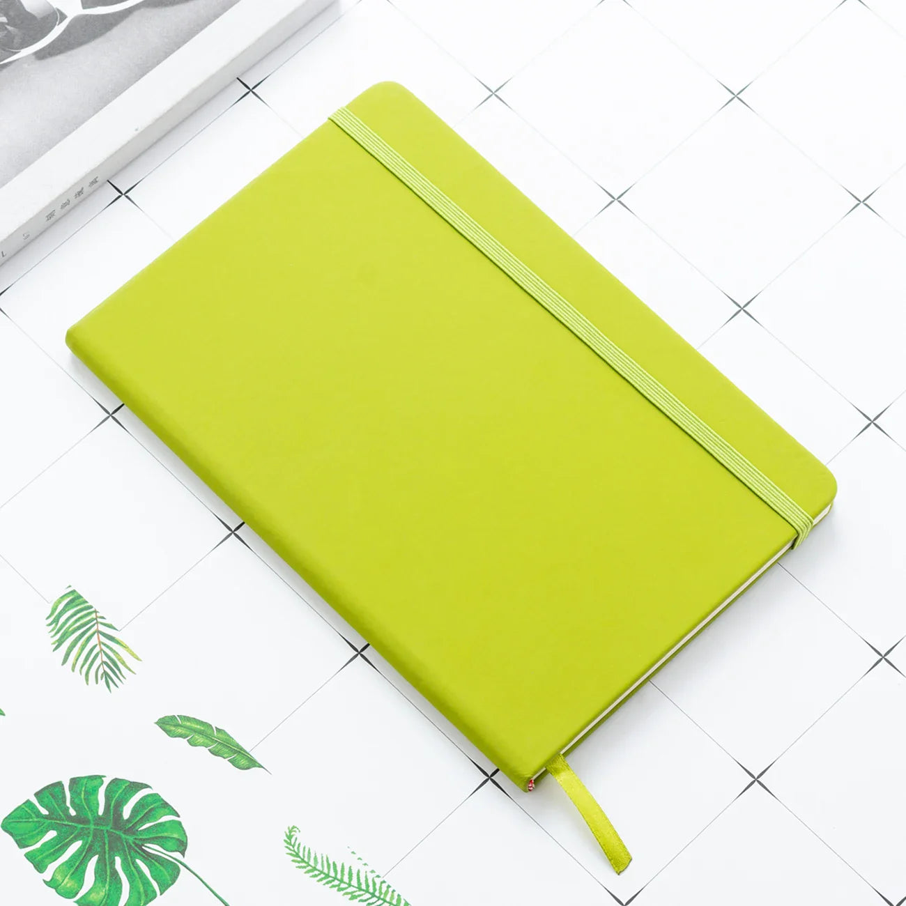 HKM-522067 Custom A5 Hardcover Journal Notebook with Embossed Logo in PU Leather