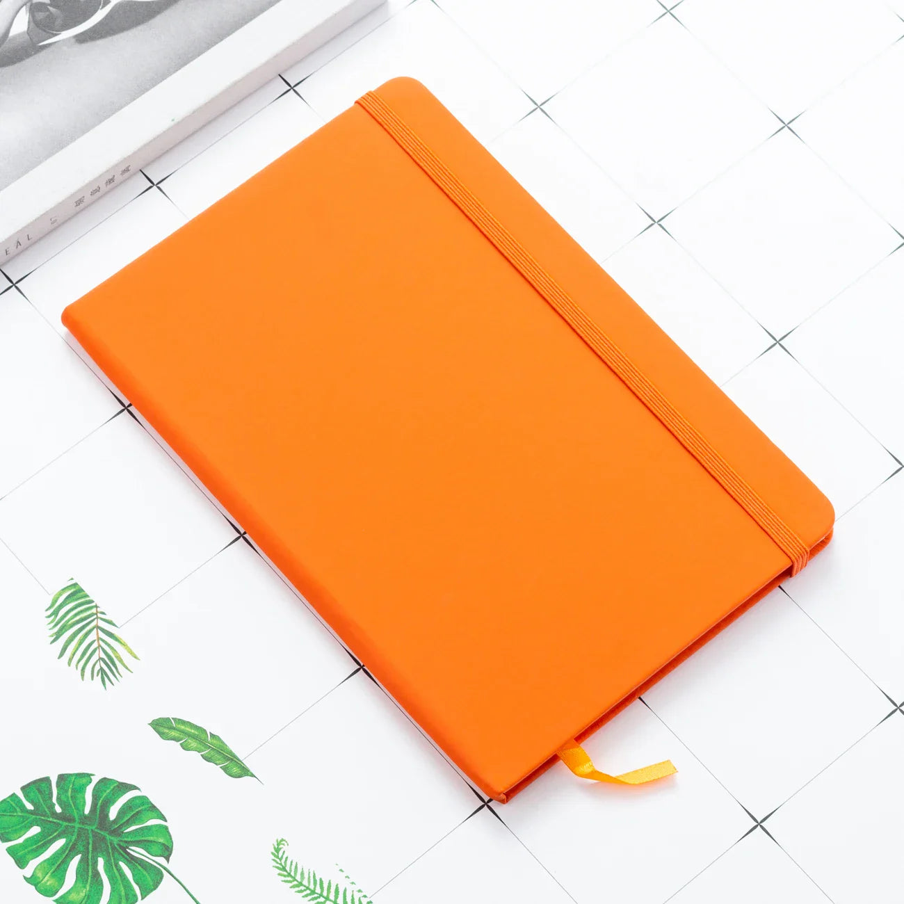 HKM-522067 Custom A5 Hardcover Journal Notebook with Embossed Logo in PU Leather