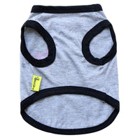 HKM-5221437 Cotton Leisure Vest for Small Dogs - Teddy Pomeranian Style with Happy Monkey Design