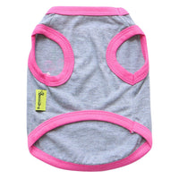 HKM-5221437 Cotton Leisure Vest for Small Dogs - Teddy Pomeranian Style with Happy Monkey Design