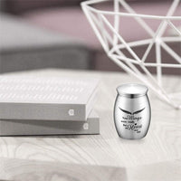 HKM-5222333 Custom Stainless Steel Pet Urn with Precision Design and Durable Finish