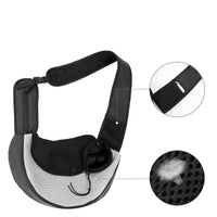 HKM-5223101 Pet Carrier Backpack for Puppies and Kittens - Medium Soft Polyester Design, Waterproof Interior, 40x22x10cm & 47x35x14cm Sizes