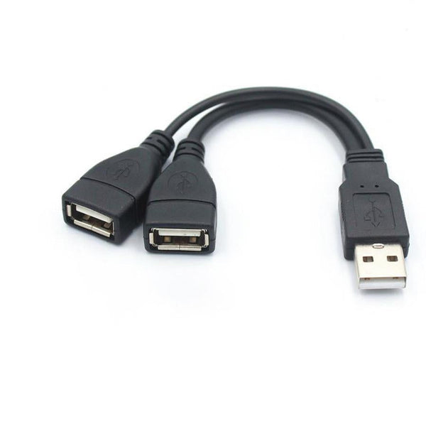 HKM-522323 Mounted USB Data and Charging Cable Extension Adapter - 15cm Length, Flame Retardant Design