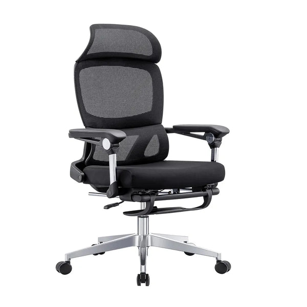 HKM-522387 Ergonomic Mesh Executive Office Chair with Swivel Function and Footrest