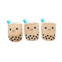 HKM-5226301 Milk Tea Plush Dog Toy – Soft & Durable Chew Resistance for Pets