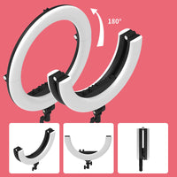 HKM-522643 18-Inch Folding Fill Light with Remote Control and Three Color Temperature Adjustments