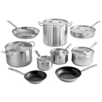 HKM-522643 Stainless Steel Commercial Kitchenware Set with Superior Heat Distribution