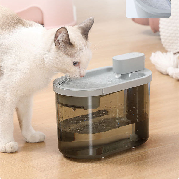 HKM-5226813 Automatic Cat Drinking Fountain with Infrared Sensor and Rechargeable Battery