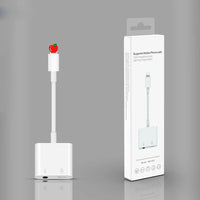 HKM-522835 Type-C 2-in-1 Live Streaming Audio Adapter for iPhone with Charging Capability