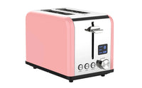HKM-522835 Versatile Toaster with 1-6 Browning Levels and Reheat/Defrost Functions - LED Screen Display