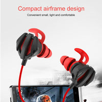 HKM-522963 In-Ear Gaming Earphones with Unilateral Microphone and Volume Control