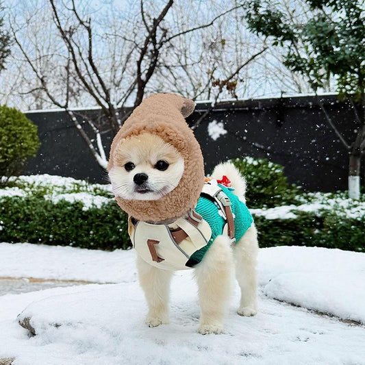 HKM-5231165 Cute Casual Winter Pet Hooded Hats - Various Styles for Small Pets