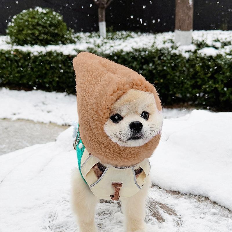 HKM-5231165 Cute Casual Winter Pet Hooded Hats - Various Styles for Small Pets
