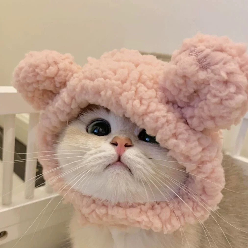 HKM-5231165 Cute Casual Winter Pet Hooded Hats - Various Styles for Small Pets