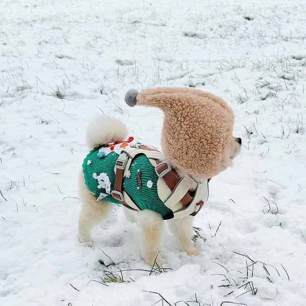 HKM-5231165 Cute Casual Winter Pet Hooded Hats - Various Styles for Small Pets