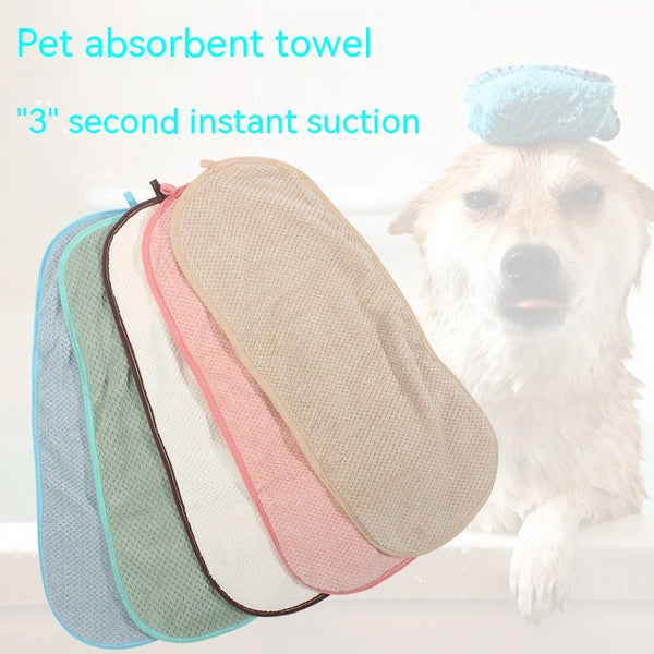 HKM-5232061 Large Fiber Bath Towel for Dogs in Multiple Colors