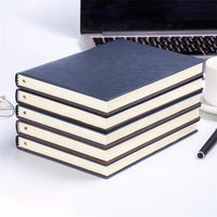 HKM-523219 A5 Lined Hardcover Leather Notebook for Back to School Use