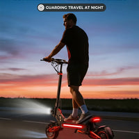HKM-523283 Electric Scooter with 1600W Motor, 48V18Ah Battery, 50km/h Speed, Dual Suspension, App Control, Foldable Design, 120kg Capacity