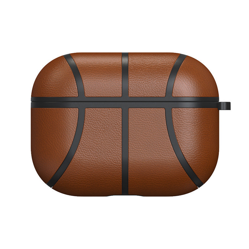 HKM-523283 Handmade Leather Protective Sleeve for Apple AirPods Pro - TPU Anti-Fall Case