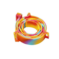 HKM-5234365 Rose Red Anti-Flea Collar for Cats and Dogs - Durable Plastic Design