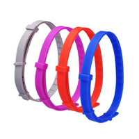 HKM-5234365 Rose Red Anti-Flea Collar for Cats and Dogs - Durable Plastic Design