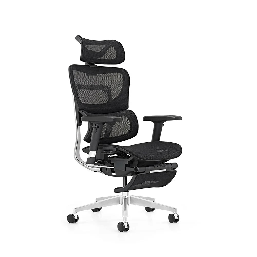 HKM-523539 Ergonomic Modern Executive Office Chair with Lumbar Support and Comfortable Fabric Design