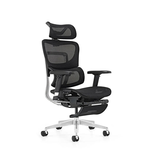 HKM-523539 Ergonomic Modern Executive Office Chair with Lumbar Support and Comfortable Fabric Design