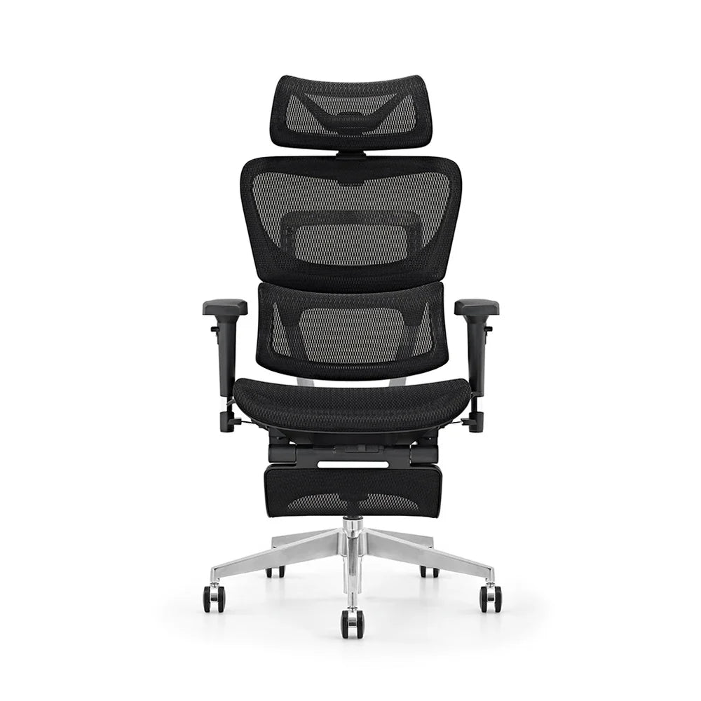 HKM-523539 Ergonomic Modern Executive Office Chair with Lumbar Support and Comfortable Fabric Design