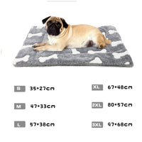 HKM-5235645 Self-Warming Reversible Pet Sleeping Mat for Dogs and Cats – Soft Coral Velvet Dog Bed, Machine Washable, Non-Slip Crate Pad