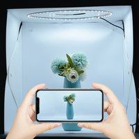 HKM-523603 Adjustable Still Life Light Box with Six Color Backdrops for Photography