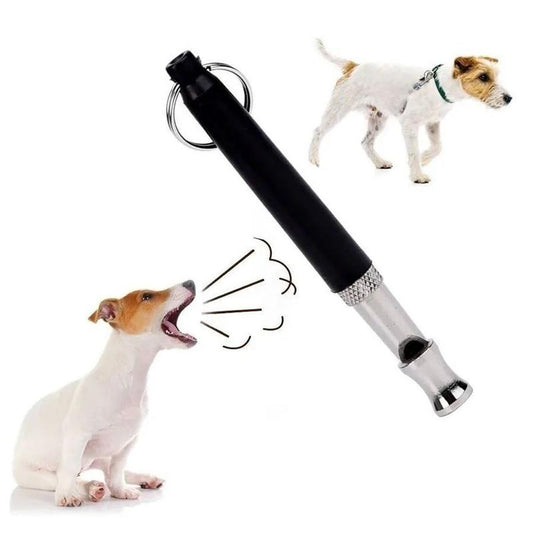 HKM-523603 Adjustable Ultrasonic Dog Training Whistle with Keychain for Effective Pet Communication