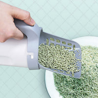 HKM-5236157 Integrated Cat Litter Scoop with Trash Can for Easy Waste Disposal and Cleaning