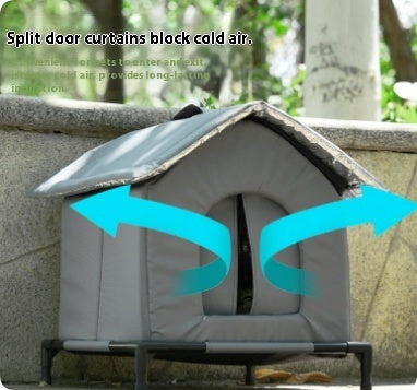 HKM-5236413 Wandering Cat Nest Outdoor Waterproof Winter Bed - Small, Medium, Large Sizes Available