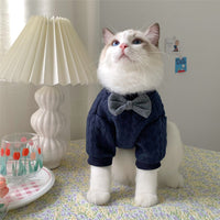 HKM-5236541 Cozy Casual Dark Blue Pet Clothes for Small to Large Dogs