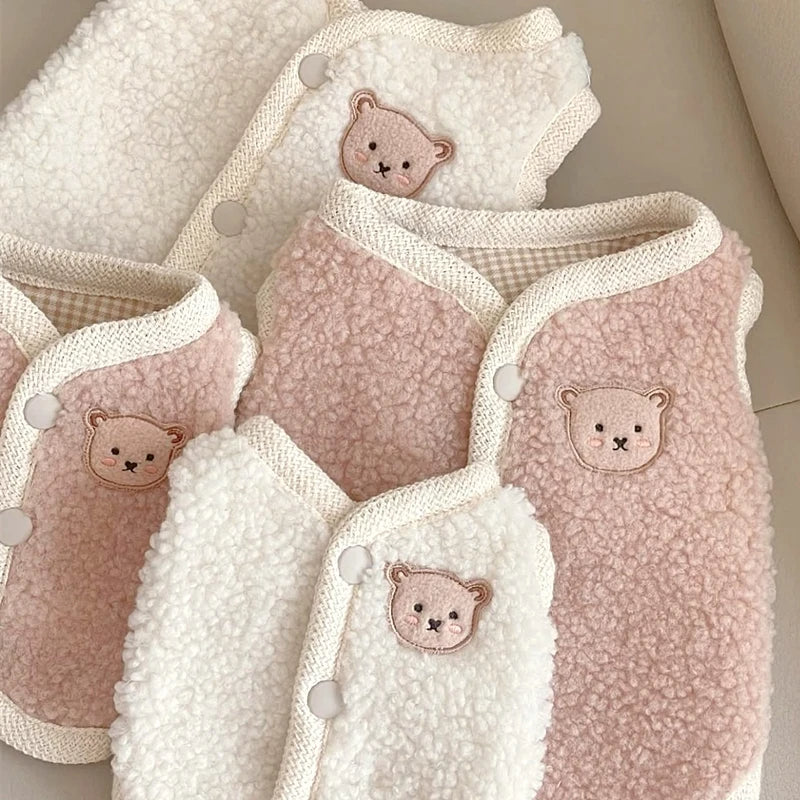 HKM-5236797 Thickened Cotton Coat for Pets - Autumn and Winter Wear for Cats and Dogs