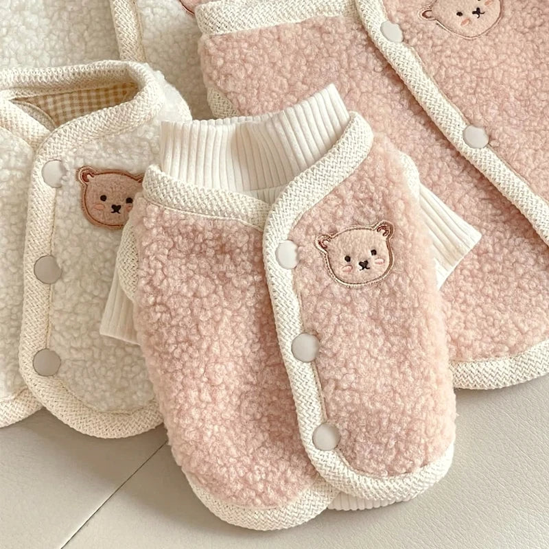 HKM-5236797 Thickened Cotton Coat for Pets - Autumn and Winter Wear for Cats and Dogs