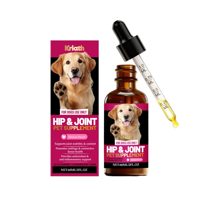 HKM-5238205 Joint Support Drops for Dogs - Natural Ingredients for Mobility and Comfort